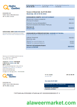 Hydro-Quebec utility business bill,  SCR